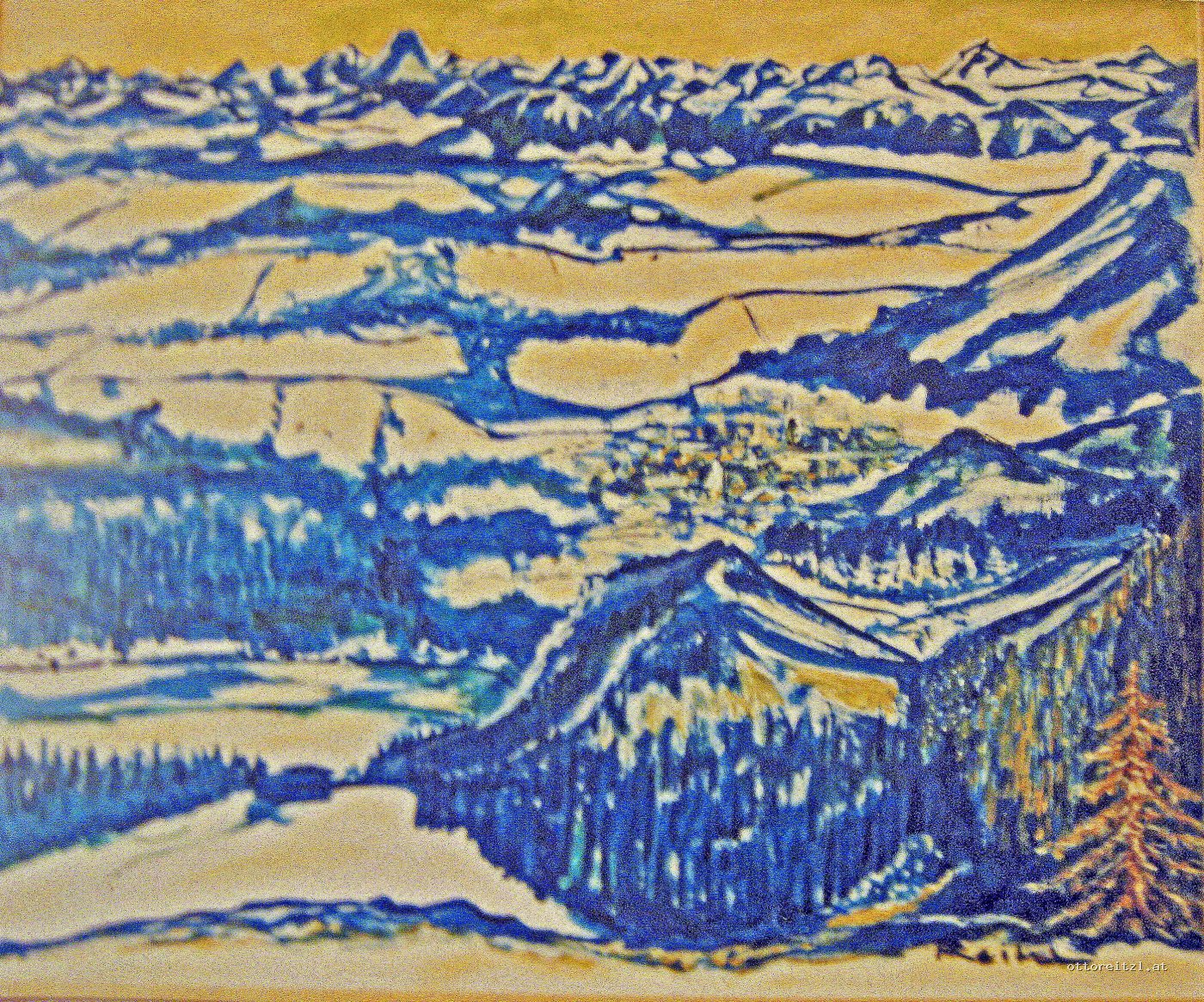 Blick von der Pöllingerhütte